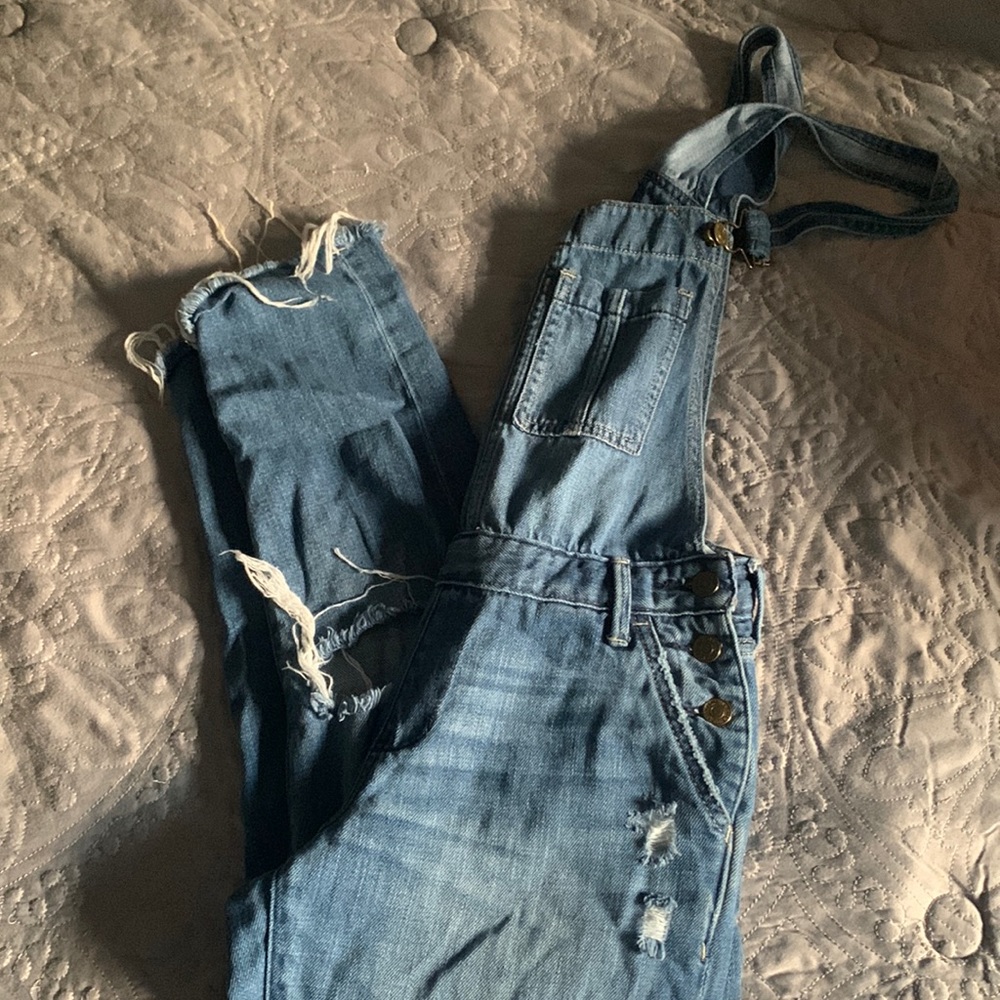 Abercrombie & Fitch Denim Overalls